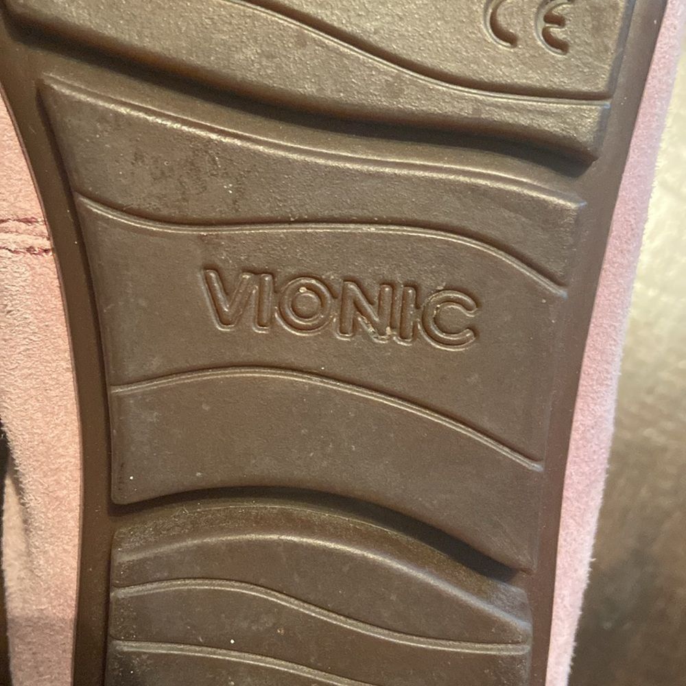 Vionic Pink Ballet Flats With Elastic Trim - image 8